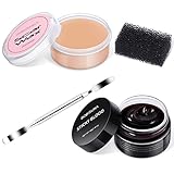 BOBISUKA 4 Piece Halloween SFX Special Effects Makeup Kit - Modeling Scar Wax + Coagulated Blood wit