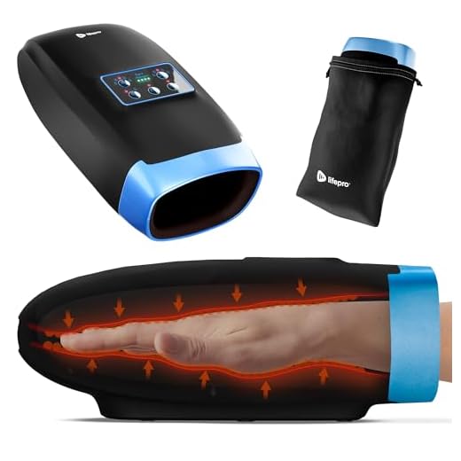 LifePro Masajeador de manos para artritis, túnel carpiano y articulaciones rígidas, masajeador de manos, muñecas y dedos con calor y compresión, alivio del dolor de artritis para manos, terapia de