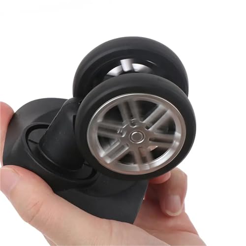 Luggage Wheels Replacement 4Pairs Trolley Case Pulley Accessories Suitcase 360 Degree Swivel Wheels for DIY Repair4