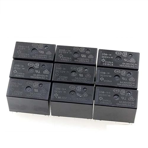 Relés G5Q-1A-DC12V de 4 pines para control de circuitos de automoción y domótica