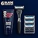 Dollar Shave Club | Diamond Grip Club Razor Handle, 6-Blade Club Razor Cartridges, Shave Cream with Aloe and Coconut Oil, Easy to Grip Handle, Shaving Kit, Value Bundle, 6 Piece Set