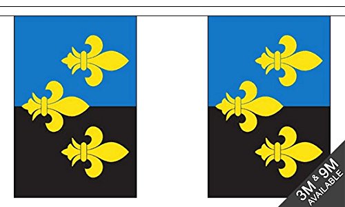 Flagtex Monmouthshire Fabric Bunting – 9m with 30 Flags – Premium Indoor & Outdoor Decoration — image 1