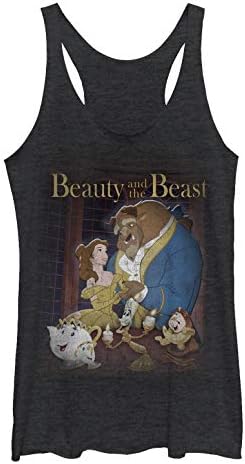 Women's Beauty and the Beast Movie Poster Racerback Tank Top image 4