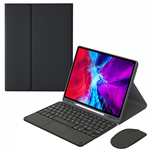 IPad Pro 12.9C`2017/2015(2エё1)pL[{[hP[XA^b`pbhtCIɎO\ȃCXL[{[hABluetooth}EXt\tgTPUیJo[,