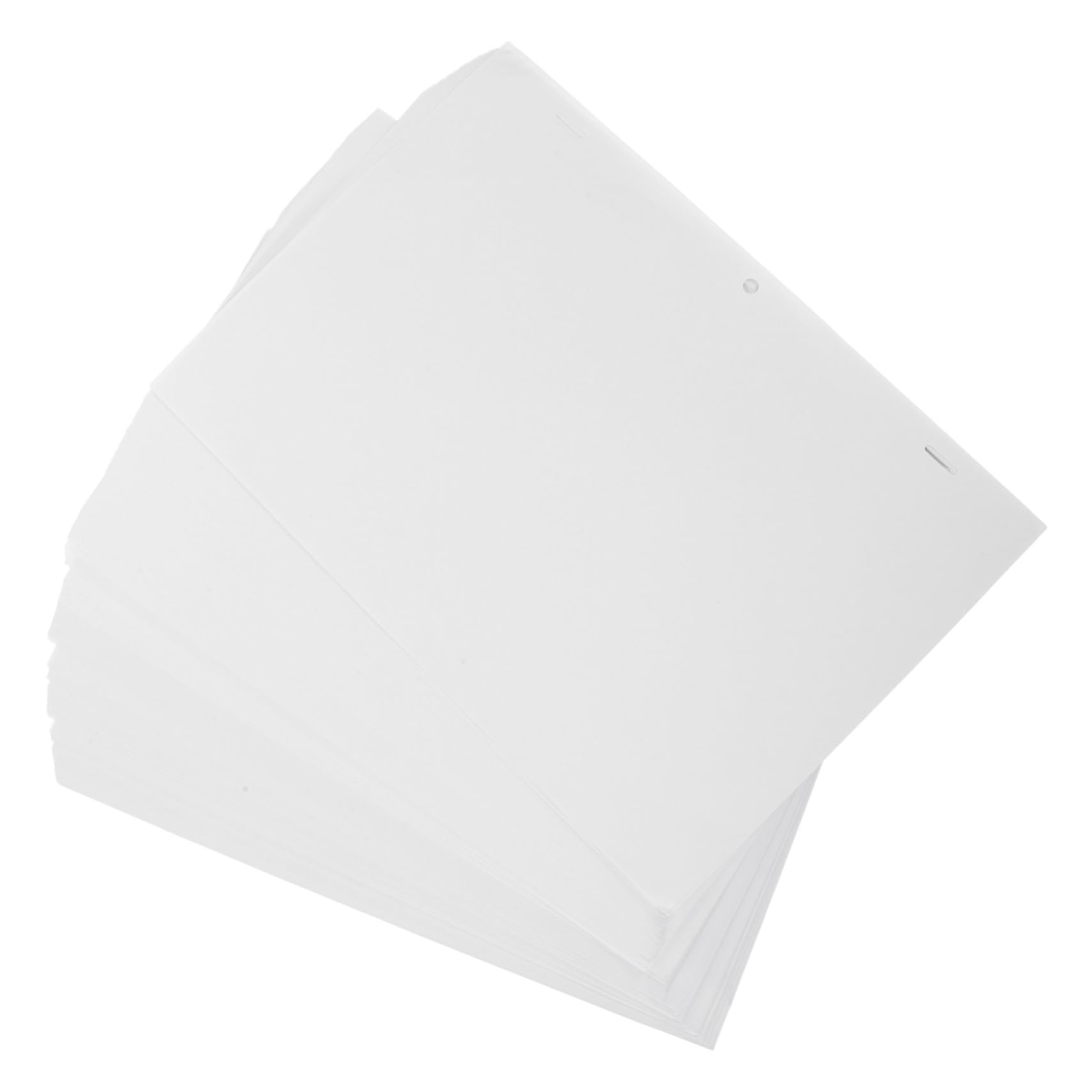 VILLFUL de Papier D'animation en Papier Épais Blanc Ramette de 200 Feuilles Facile à Écrire et Développer les Compétences Manuelles des Étudiants pour Arts et Crafts