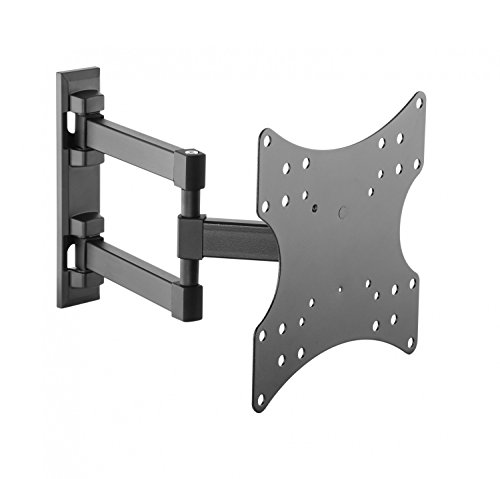 RICOO Support Murale TV Orientable S7722 Inclinable Universel 23-42' (58-107cm) Fix ation Mural Télévision LED/LCD/Incurvée VESA 200 x 200 Noir