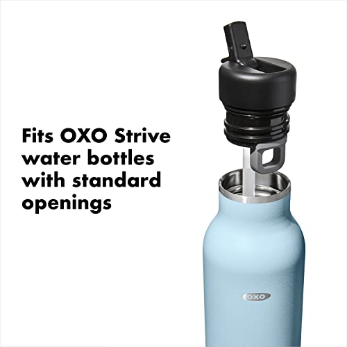 Couvercle à paille OXO noir la solution efficace pour boire sans verser - 4