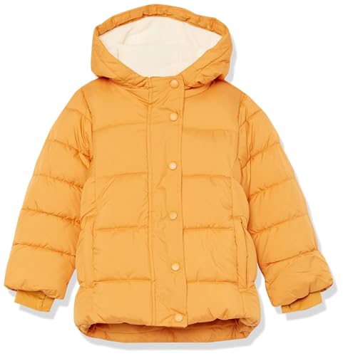 Image of Amazon Essentials Girls and Toddlers' Heavyweight Hooded Puffer Coat, Water-Resistant