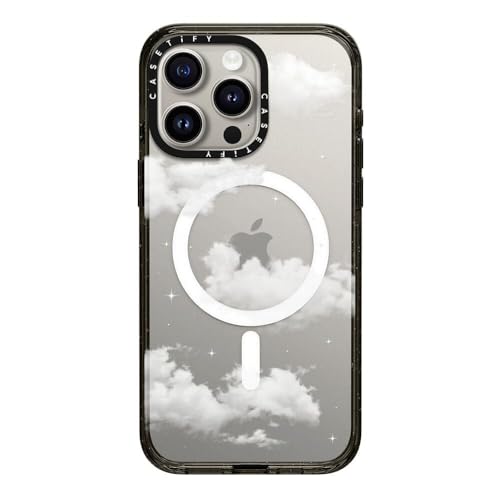 CASETiFY �C���p�N�g iPhone 15 Pro Max �P�[�X [MIL�K�i���� (4x MIL-STD-810G)/2.5m����̗����������N���A/MagSafe �ɑΉ�] - A Dream - �u���b�N