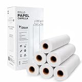 Papel Camilla Ecológico Blanco 60 cm x 70 m | 6 Rollos Precorte 40 cm