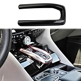 crosselec Carbon Fiber Center Console Shift Button Panel Cover Trim Accessories for 2022-2025 Acura MDX