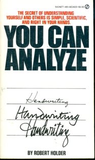 Mass Market Paperback You Can Analyze Your Handwriting Book