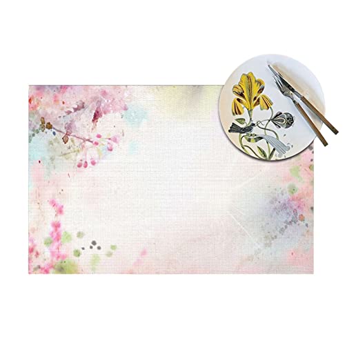 Set de table lavable anti-tache en PVC tissé pour protéger la table des brûlures - 5