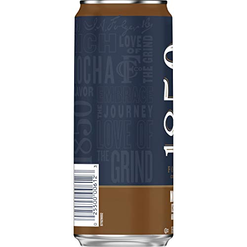 1850 By Folgers Coffee Mocha Flavored Iced Coffee Beverage, 15 Fluid Ounces (Pack of 12), Ready To Drink - Thumbnail 6