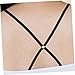 Veemoon Adjustable Cross Back Bra Straps for Women Invisible Replacement Shoulder Straps Stretchable Fashion Accessory Suitable for Dresses and Tops