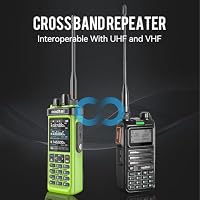 Radtel RT-950 PRO Amateurfunkgerät TX GPS/APRS, 10 W Walkie-Talkie mit großer Reichweite, Handfunkgerät, AM/FM/CB/SW/MW/LW RX, Bluetooth-App-Programmierung, Grün (mit Programmierkabel) – Ansicht 3
