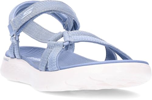 Image of SKECHERS Women's GO Walk Flex Sandal - Illuminate Hands Free Slip-ins Fisherman