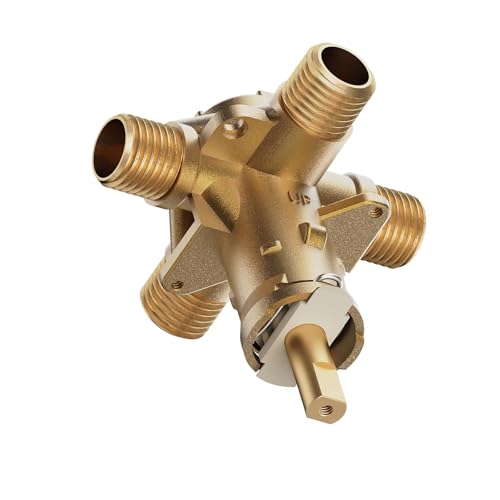 Adaptateur de douche en laiton robuste pour systeme Posi Temp durable - 2
