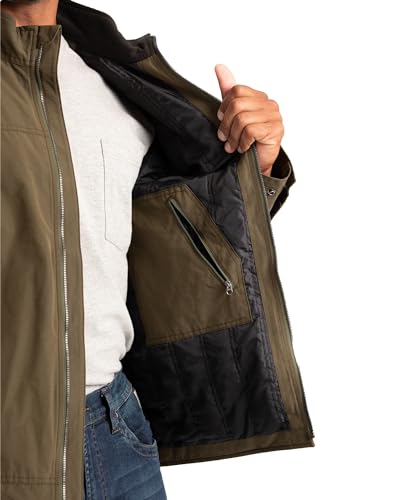 Berne Men's Highland Quilt-Lined Micro-Duck Jacket3