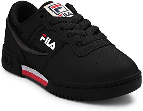 Fila Kids Original Fitness Big Sneaker, Black/White RED