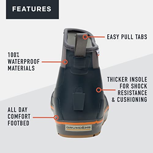 Grundens Men’s Deck-Boss Ankle Boot | Durable, Waterproof, Deep Water Blue, M 14 #TOP2