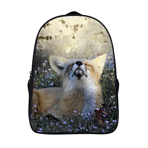 Sac à dos scolaire renard 3D 40x28x16cm pour enfant cartable léger