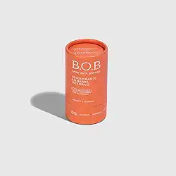 Desodorante em Barra Intensivo Lavanda e Alecrim B.O.B | Alta Proteção, sem alumínio, natural, vegano, livre de crueldade, sustentável, livre de plástico, waterless, 0% álcool.