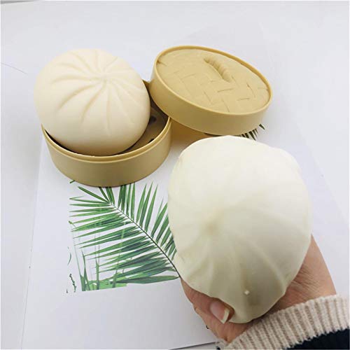 Lilei Slow Rising Kawaii Toy, Simulation Bun Decompression Toy, Steamed Creamy Custard Bun Squishies, Charms Artificial Fake Food Model, Soft Stress Relief Toy For Kids #TOP1