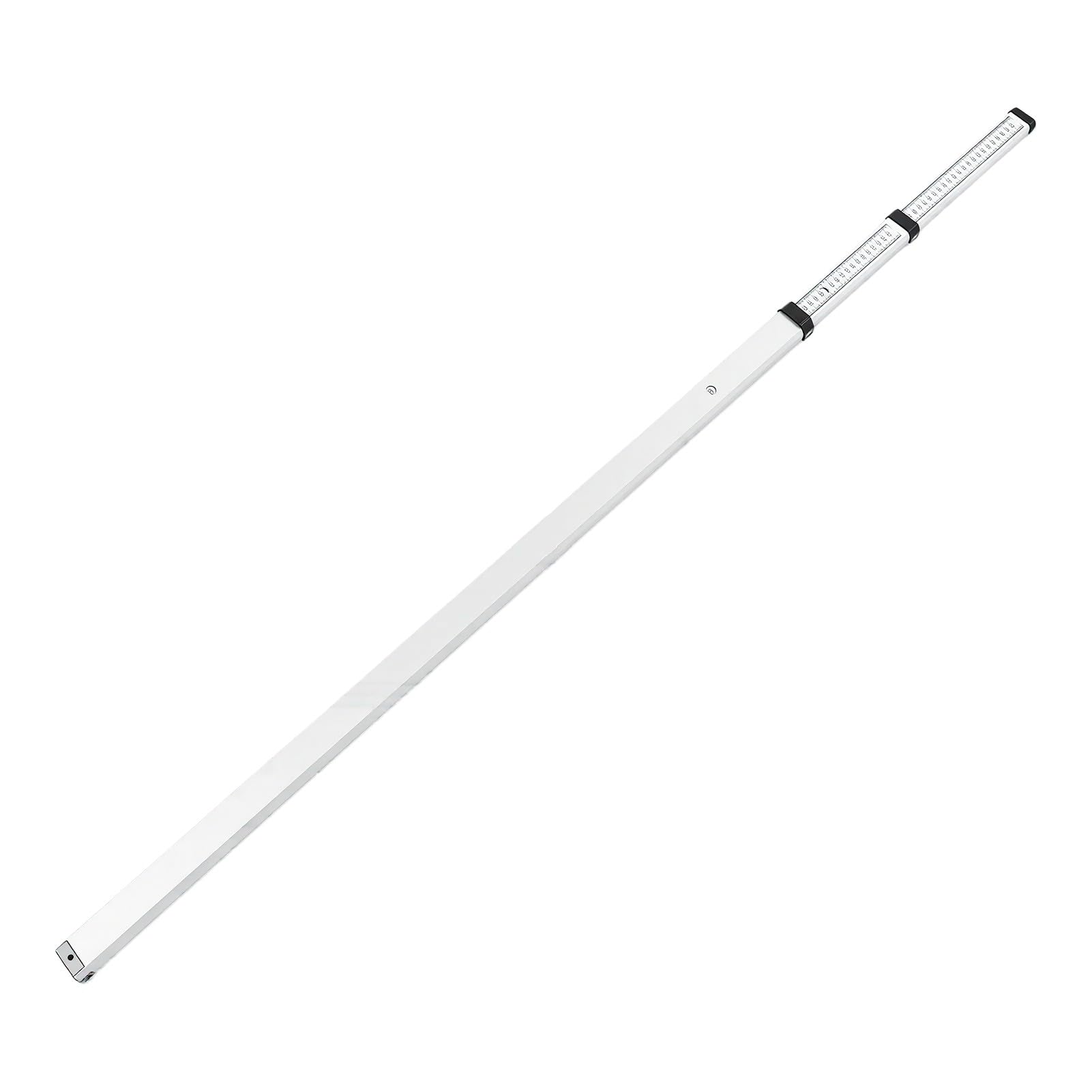 ASHATA Regla Telescópica de Doble Escala 1180-3000mm, Diseño Robusto | Botón de bloqueo de alta resistencia, capa anticorrosiva, herramienta multipropósito, medición confiable