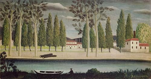 Image sur toile Henri Rousseau au bord de la rivière pour une atmosphère sereine