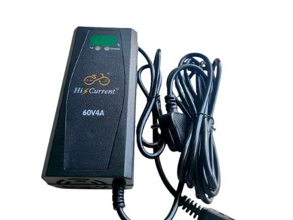60V 4A LCD Charger E-Bike Electric Scooter Lead Acid/Graphene Battery Fast Charger | (5x12V) Batteries | 3-Pin Connector with lonh Wire|-picture-20