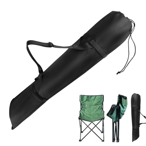 shjxi Bolsa para silla de camping, bolsa de almacenamiento para silla, bolsa plegable para silla de camping, bolsa de almacenamiento de tienda de campaña con bolsillos, bolsa multiusos para silla de