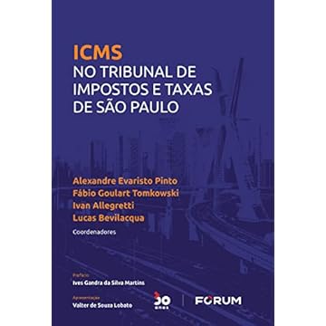 Capa do livro ICMS no Tribunal de Impostos e Taxas de São Paulo