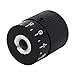 Aexit M8 Cylinder Ball Knobs Design Numeric Scale Knurled Control Knob Male Ball Knobs Grip Black