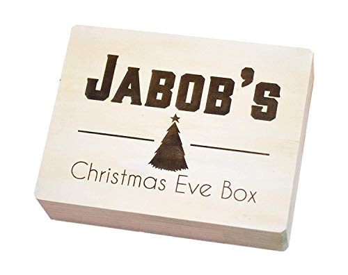 Personalized Christmas Eve Box - Wooden Christmas Eve Box - Engraved Christmas Eve Box - Xmas Eve Box - Xmas Boxes - Christmas Boxes for Children
