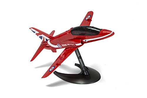 Airfix Quickbuild Raf Red Arrows Hawk Snap Together Plastic Model Kit J6018, Red & Black, 10 X 6 X 2 Inches #TOP5
