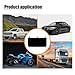 KHGUZ 3PCS Car Fender Covers, PU Leather Mechanic Magnetic Vehicle Fenders Protector with Hooks, Anti Scratch Protective Mat Pad for Repair Automotive Work, Universal for SUV, Sedan, Truck (Black)
