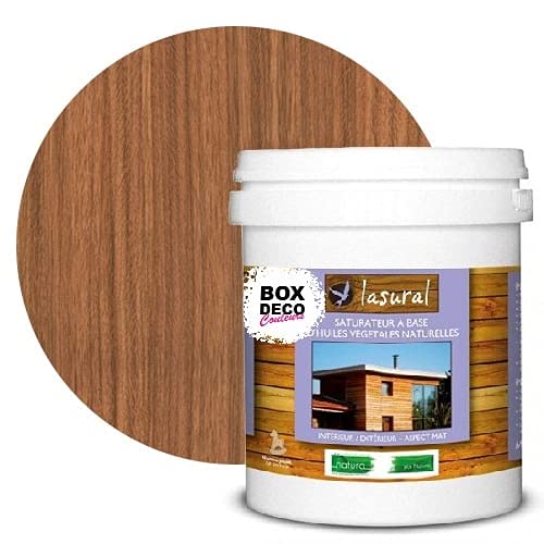 Saturateur bois naturel anti-grisaillement Lasural Natura 1L pour Pin du nord