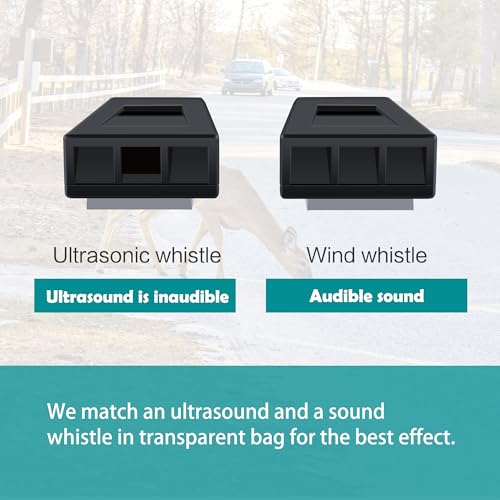 CITKOU 8Pcs Deer Whistles for Vehicles