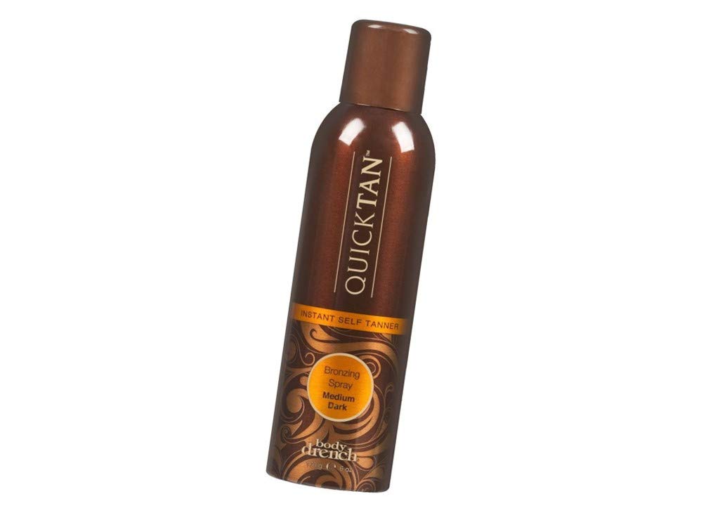 NEW Quick Tan Instant Bronzing Spray Medium Dark Easy to see application 6 oz
