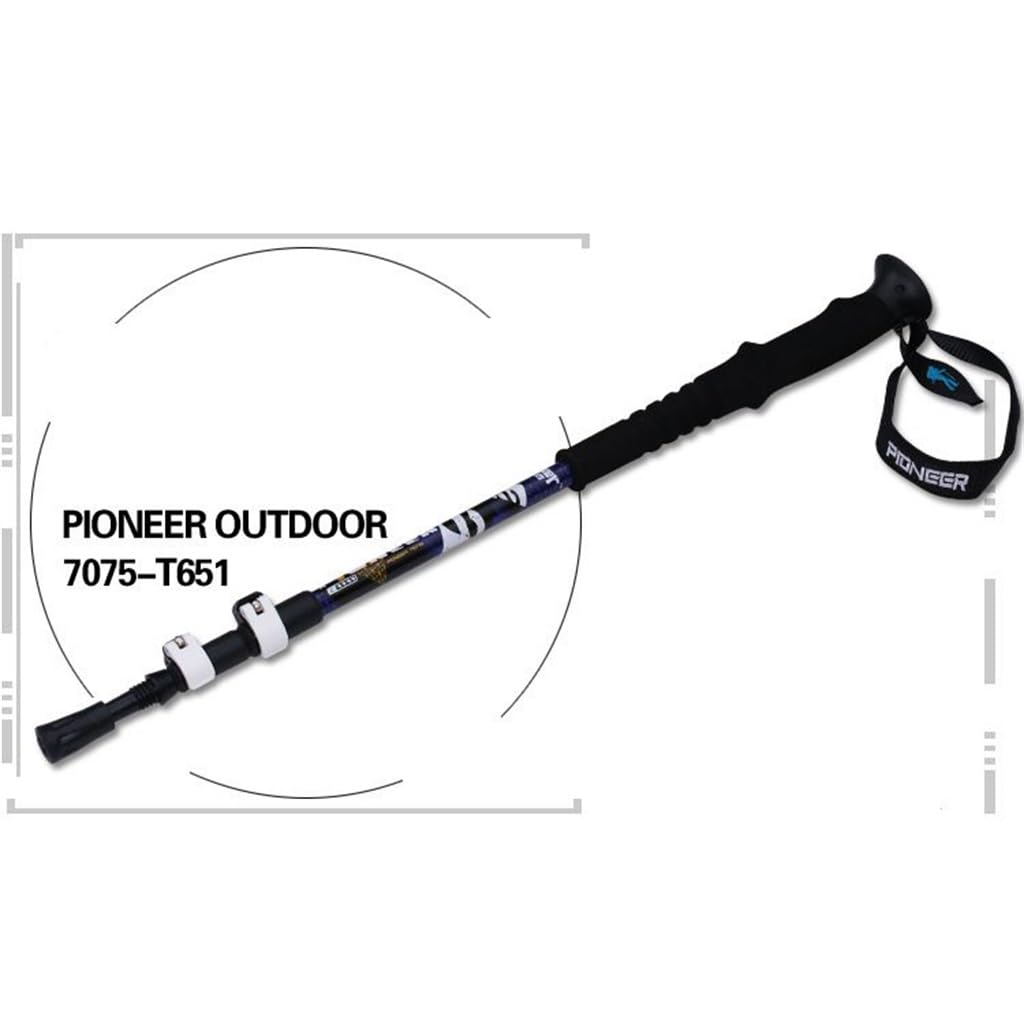 Nordic-Walking-Stöcke, Teleskop-Alpenstock, Schießstock aus Aluminiumlegierung, Krücke