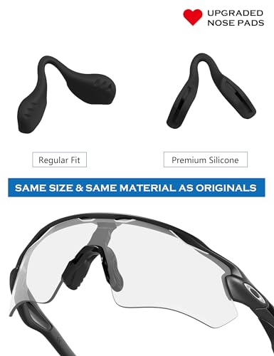 Image of Replacement Nose Pieces Nose Pads for Oakley RESISTOR (Youth Fit) OJ9010 / Radar Path /RadarLock Edge OO9183 Sunglass