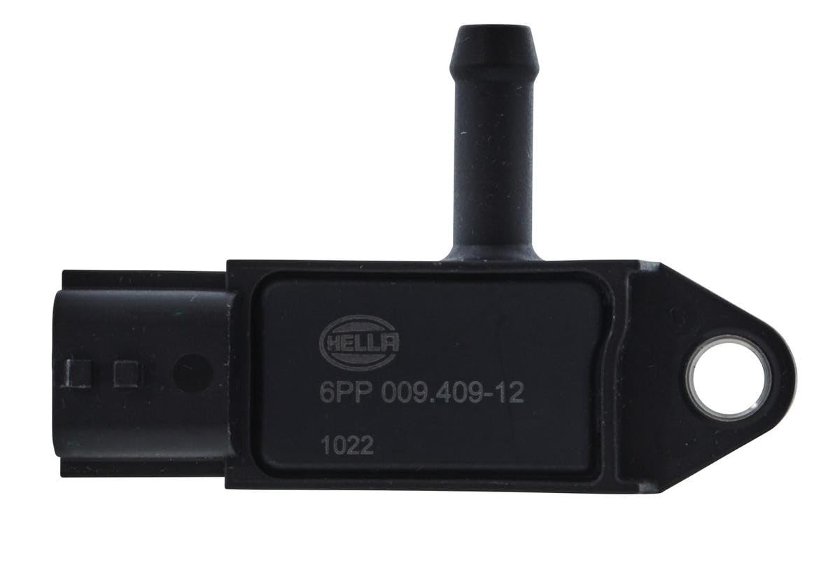 HELLA 6PP 009 409-121 Sensor, presión gas de escape - 3polos - atornillado