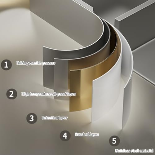 Niche de douche encastrée en acier inoxydable avec étagère murale et LED - 4