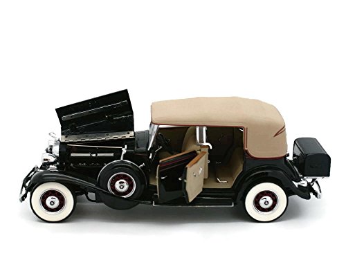 Franklin Mint 1/24 Cadillac V-16 Phaeton Noire - Collection Diecast B11A182