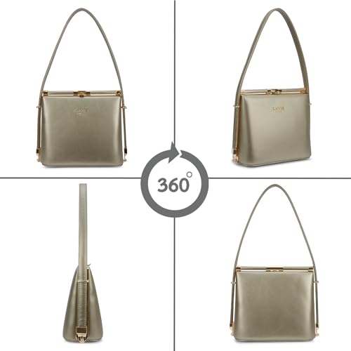Image of Lavie Luxe Women's Glare Satchel Bag | Satchel Handbag for Work | Ladies Purse | Stylish Shoulder Bag | Gift for Women