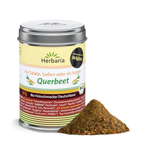 Herbaria Querbeet Gemüsebrühe bio M-Dose - Bio-Gemüsebrühe - fertiges Bio-Suppengewürz - in...
