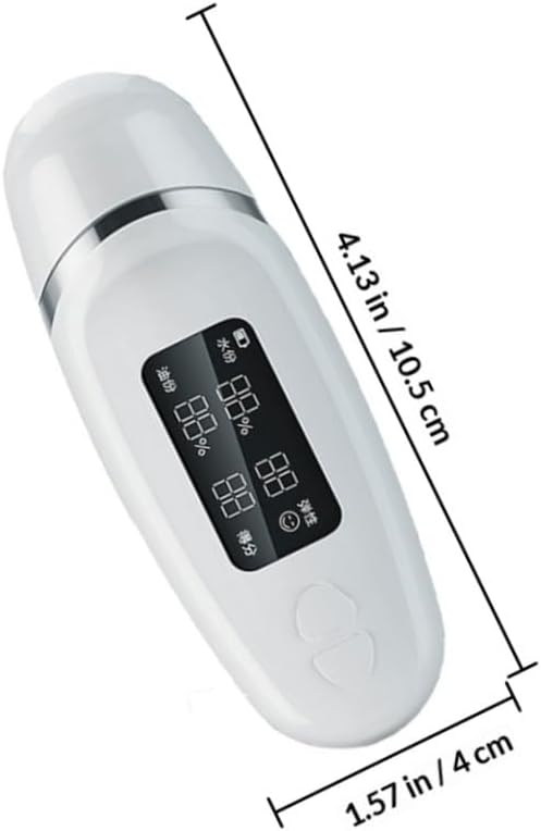 DOITOOL 1 Set skin moisture test monitor portable Monitor for skin analyzer machine Facial Oil Tester Beauty Salon Supply Facial Skin Analyzer Women Skin Analyzer grease abs sensor white