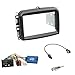 Produktbild Einbauset : Autoradio Doppel-DIN 2-DIN Radioblende Radio Blende Halterung schwarz + PIONEER LFB Lenkradfernbedienungsadapter Lenkrad Radio Adapter + Antennenadapter für Fiat 500L ab 10/2012