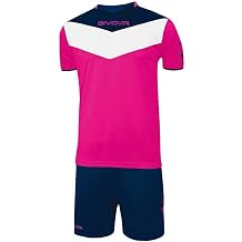 Givova Unisex Kit Campo Fluo Soccer Jersey and Shorts